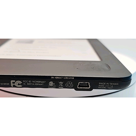Kobo N647 Wireless eReader Black Tested & Working 6" Screen - Picture 6 of 10